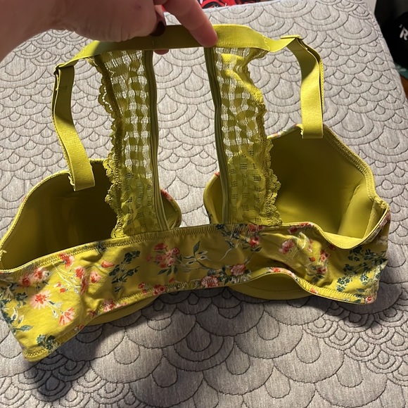 Cacique Yellow Floral Bra - Picture 3 of 5